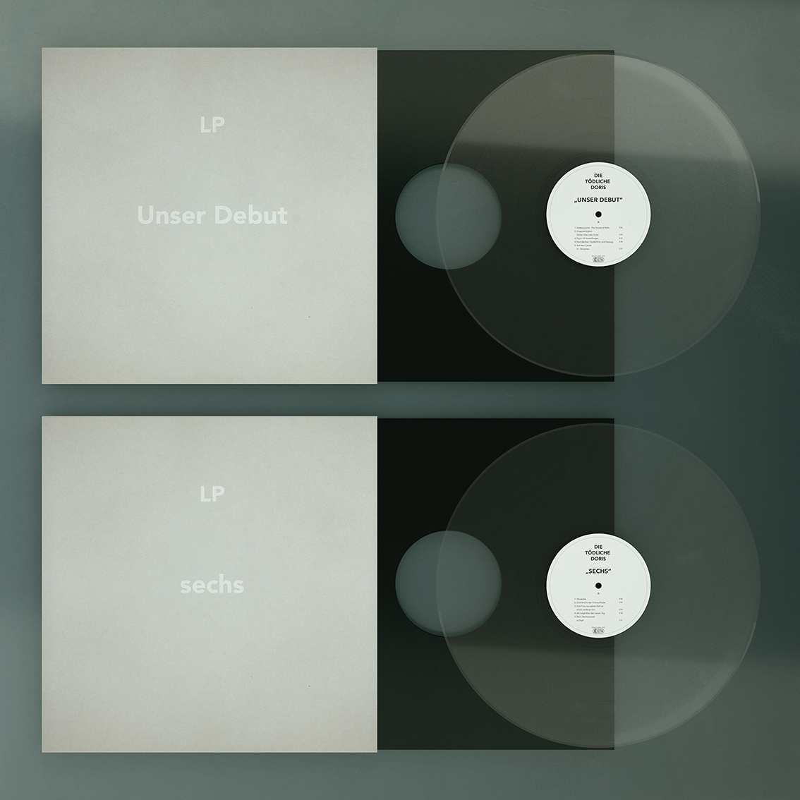 DIE TÖDLICHE DORIS – Die Unsichtbare LP / Packagedesign & Artwork 2015